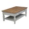 International Concepts Rectangle Vista Coffee Table, 48 W, 28 L, 20 in H, Wood, Hickory/Stone OT41-15C - alternate 10